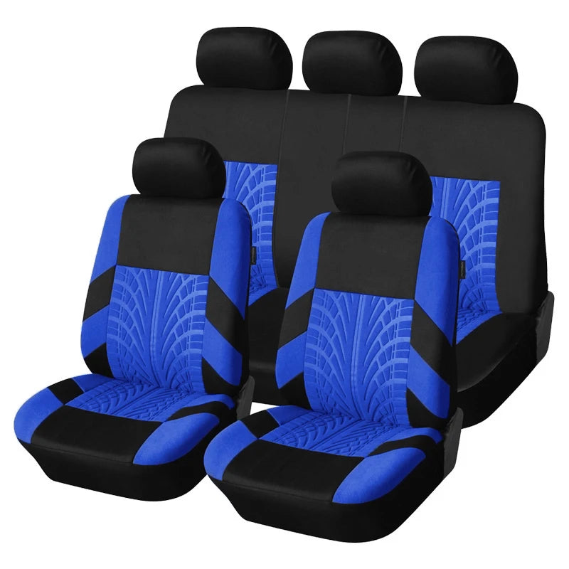 Brand Embroidery Car Seat Covers Set Car Organizer Universal