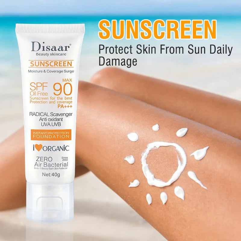 High SPF Facial Body Sunscreen Sun Cream Sunblock Skin Moisturizer Nourishing UV Protective Cream Anti Sun Face Protection Cream Halalzen