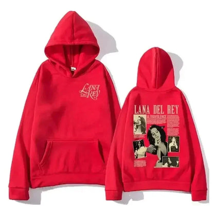 Casual Lana Del Rey Singer Hoodies for Men and Women Harajuku Fashion Long Sleeve Sweatshirt Moleton Graphic Print Streetwear