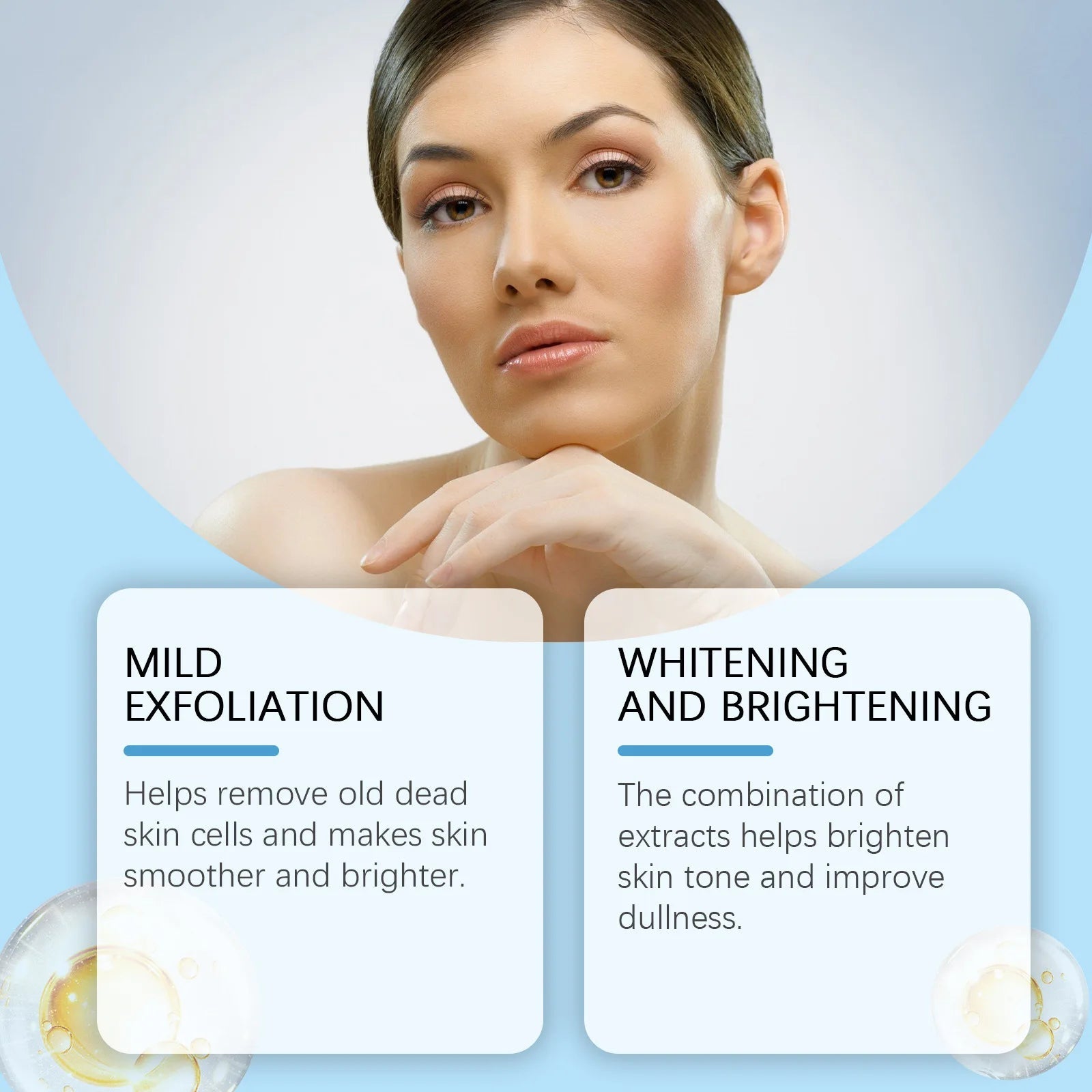 BHA Face Serum Exfoliating Whitening Soft Dead Skin Remove Dullness Repairing Oil Control Exfoliation Brightening Facial Serum Halalzen