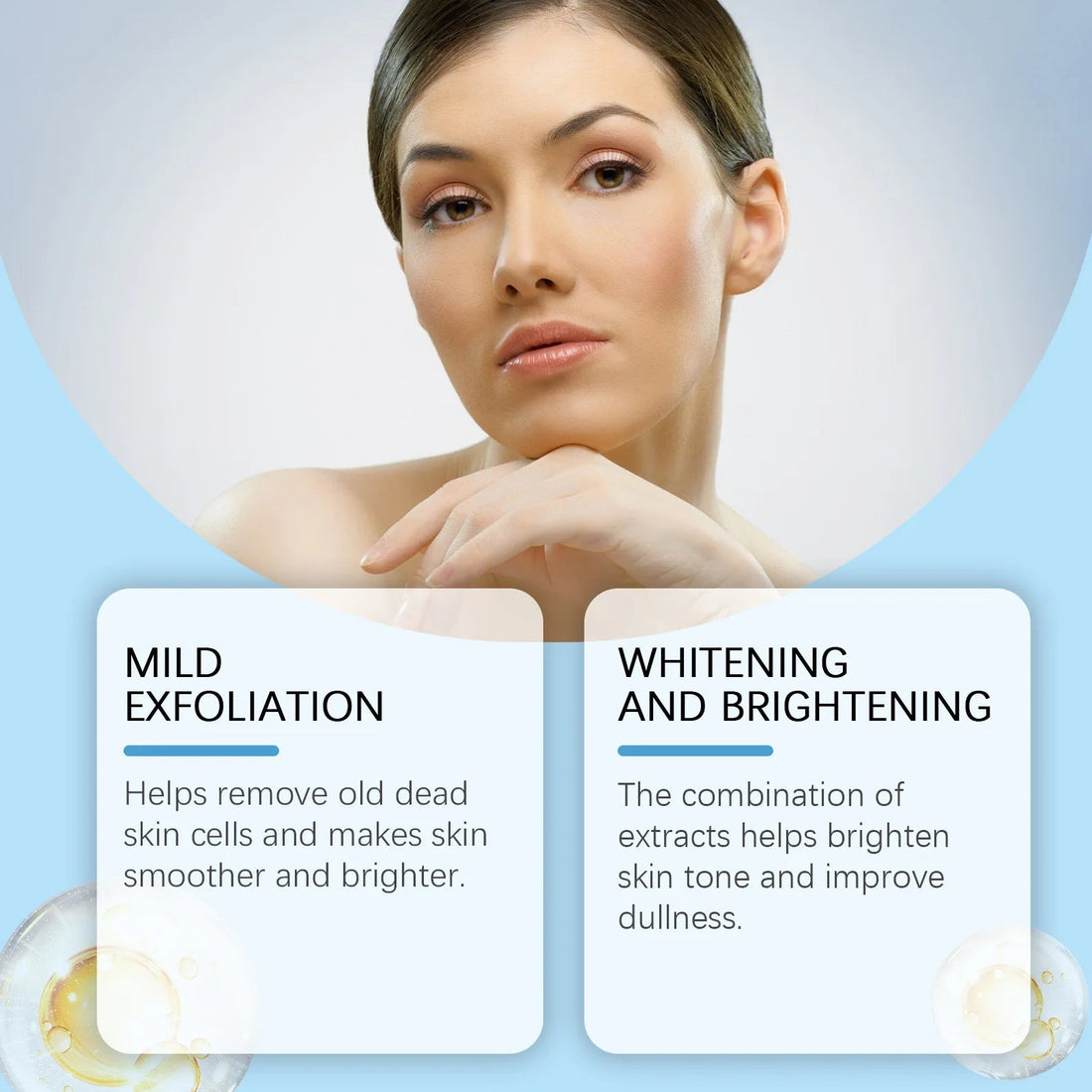 BHA Face Serum Exfoliating Whitening Soft Dead Skin Remove Dullness Repairing Oil Control Exfoliation Brightening Facial Serum Halalzen