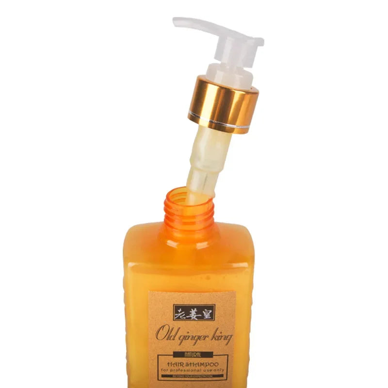 Genuine Ginger Shampoo and Conditioner with Ginger, Hair Care Shampoo for Hair Growth Fast Dense Anti-hair Loss 300ml Halalzen