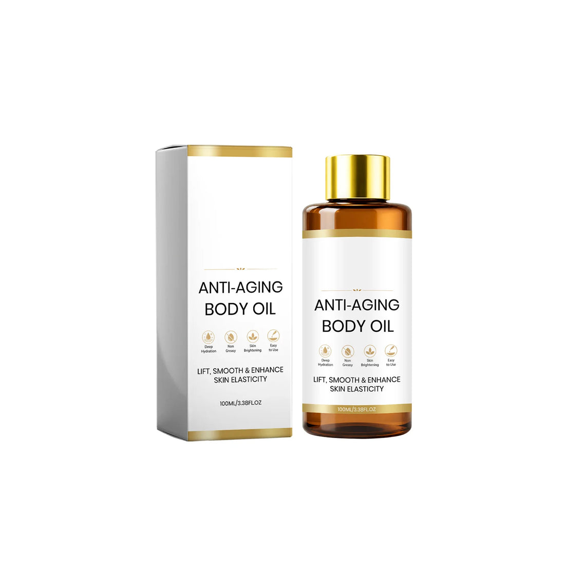 Revitalizing Body Essential Oil, Deeply Moisturizing and Softening Skin, Making It Smooth, Even, and Radiant, lightweight and Ea