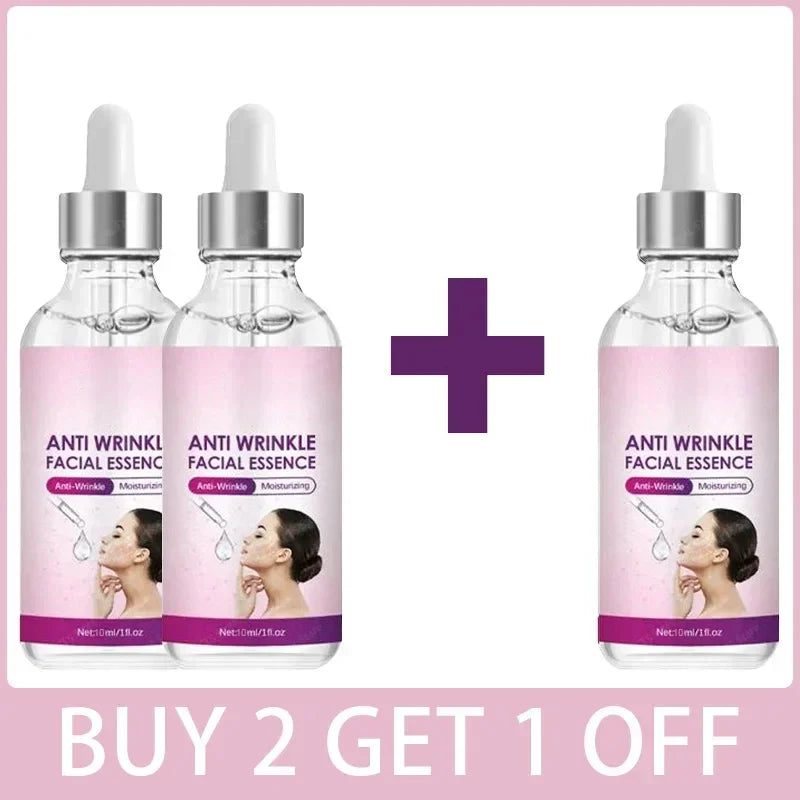 Collagen Pepide& Arginine Anti Wrinkle Facial Serum Moisturizing & Repairing Skin Fine Lines Eyes Crow's Feet Neck Wrinkles Halalzen
