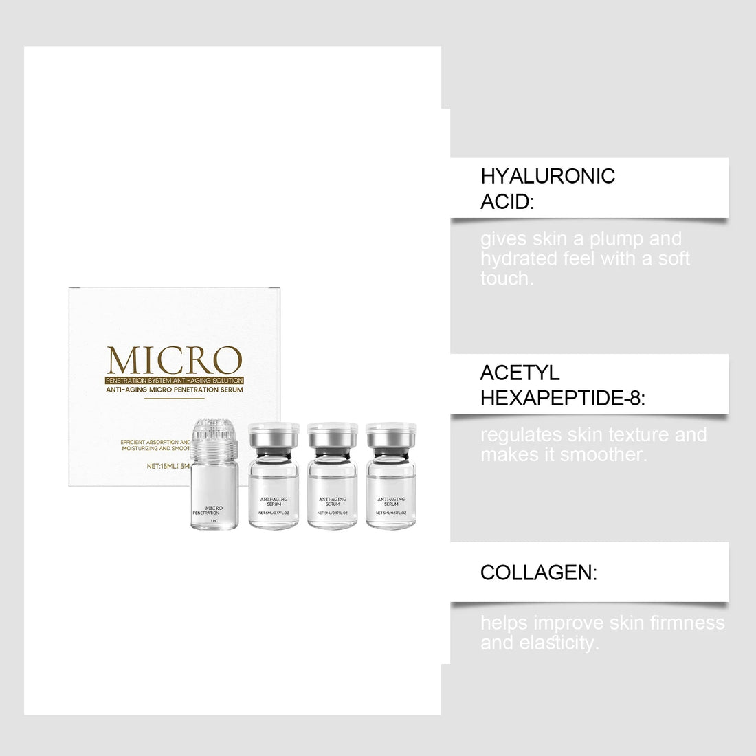 Advanced Collagen Repair Skin Care Set - Firming Lifting Anti-Sagging Hydrating Nourishing Rejuvenating Best Seller Flash Halalzen