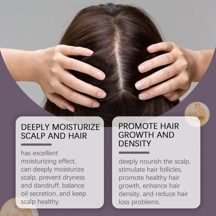 Hoegoa Batana Oil Natural Organic Growth Repair Split Ends Nourish Scalp Strengthen Hair Roots Anti Loss Hair Treatment Mask