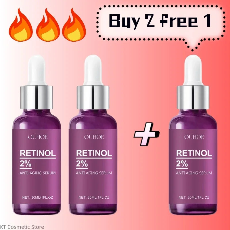 Facial Retinol Serum Whitening Moisturising Fade Fine Lines Anti Wrinkle Anti Ageing Rejuvenate Your Face Korean Cosmetics 30ml Halalzen