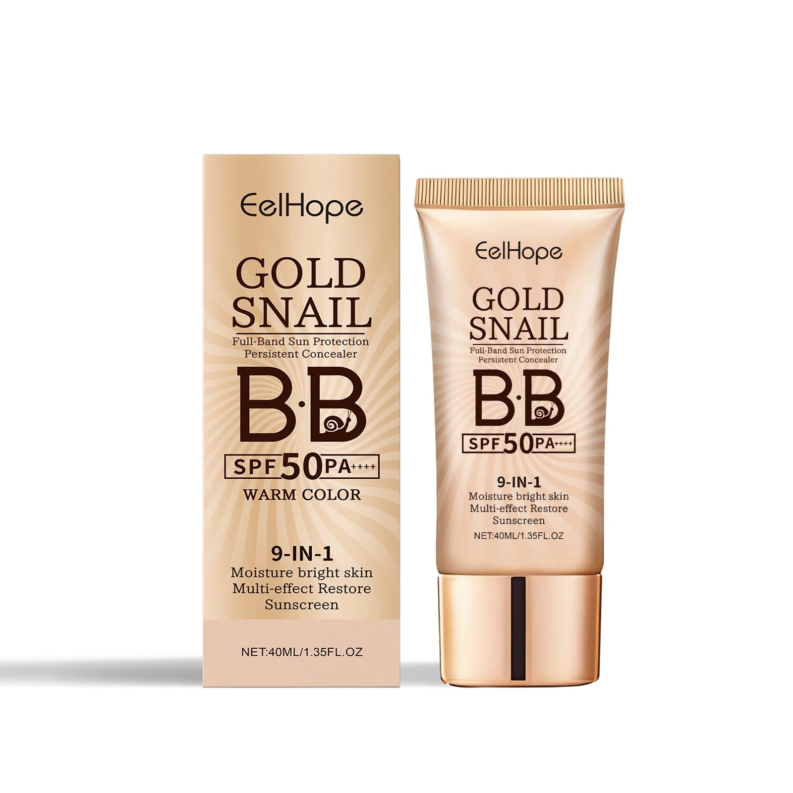 9-in-1 Moisture Bright Skin Multi-effect Restore Sunscreen Foundation Cream Long Lasting Moisturizing Concealer Natural Fit Skin