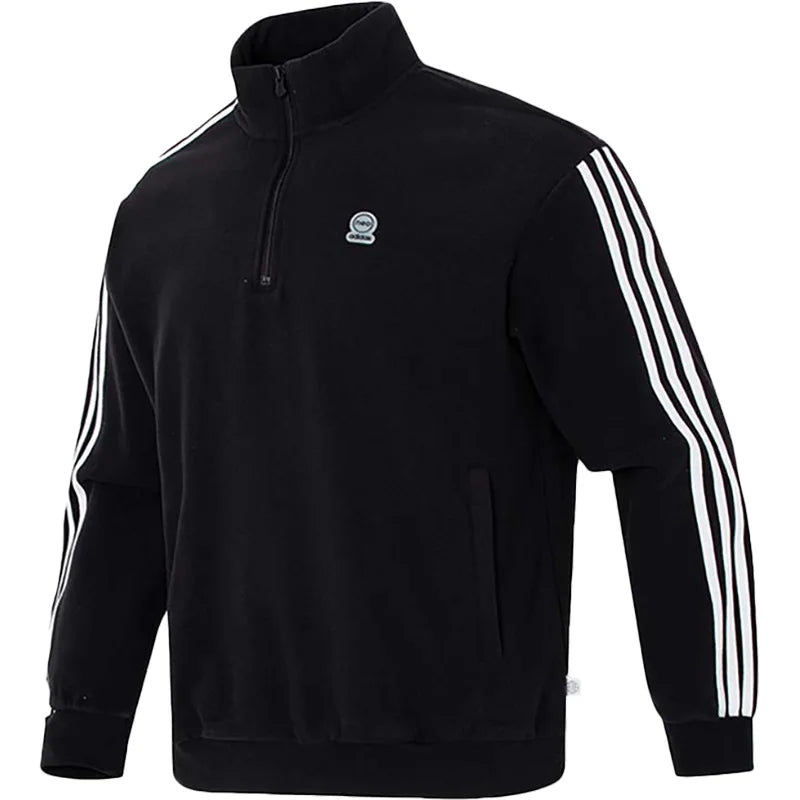 Adidas Official Genuine Neo Unisex Fleece Stand Collar Pullover Sweatshirt HN8735