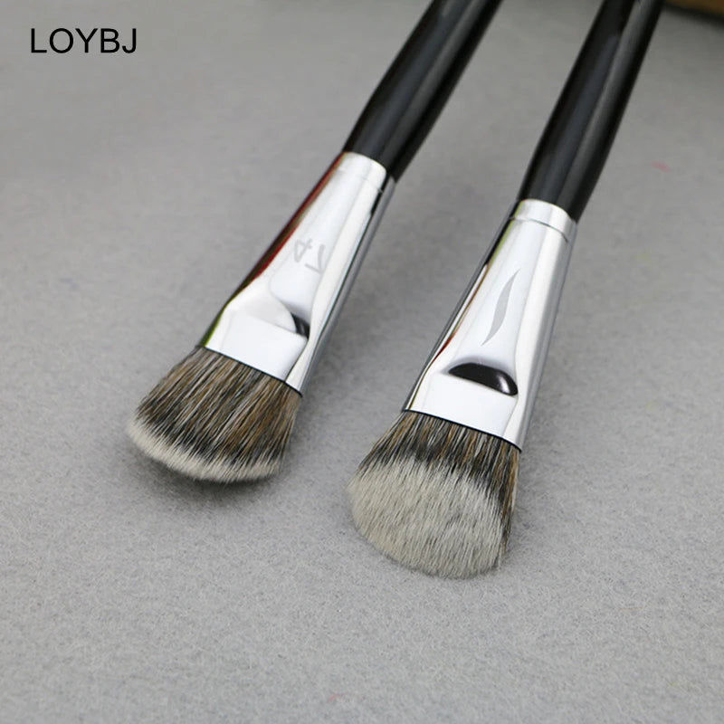 LOYBJ Professional Foundation Brush 47 Broom Head Liquid Foundation Shadow Concealer Brushes Women Face Base Makeup Beauty Tools Halalzen