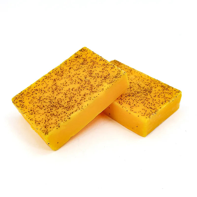 Turmeric Natural Bar Soap for Men, Lemon Kojic Acid Soap, Shower and Facial Soap