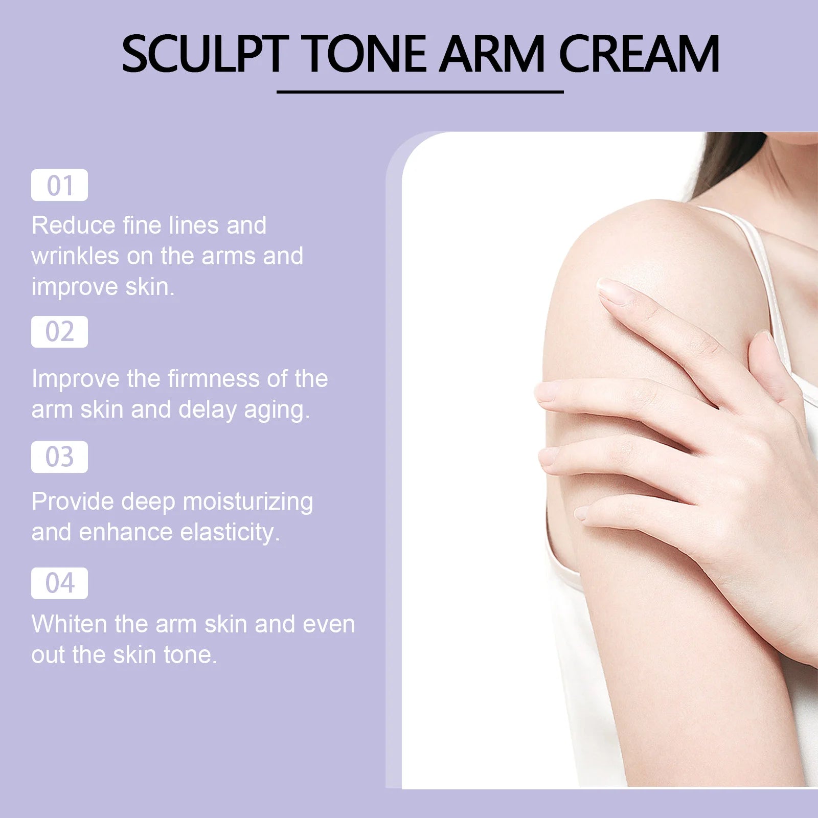 Sculpt & Tone Arm Firming Cream Collagen Moisturizer Tightening Remove Wrinkles Lifting Skin Anti Sagging Massage Body Cream