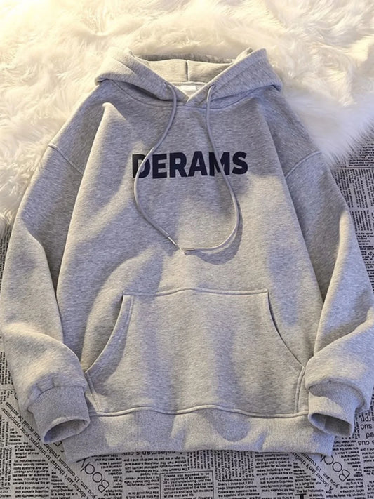 Heavyweight American Streetwear Brand Hooded Long - Sleeve Sweatshirt for Men. New Autumn and Spring Styles, Korean