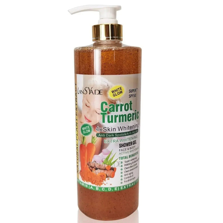 Exfoliating Body Scrub Body wash w/Rich Foam & Long Fragrance - Smooth Skin Moisturizing Shower Gel Halalzen