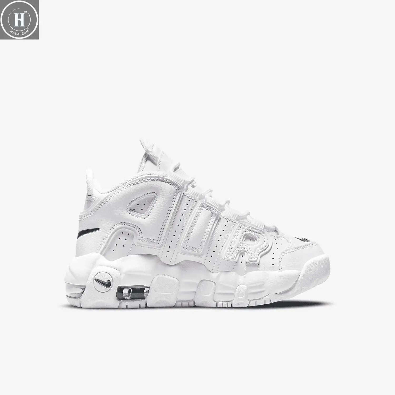 Nike genuine autumn and winter new style children's training durable leather tent basketball shoes DH9723-100 HALALZEN