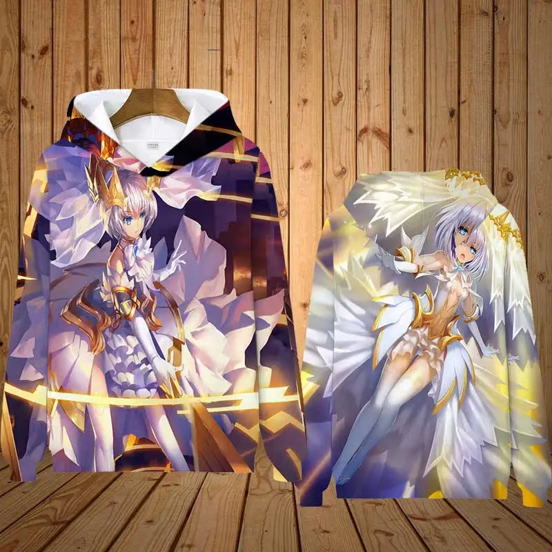 Japan Anime 3d Print Hoodie Men Women Fashion Long Sleeve Hoodie Sweatshirt Oversized Women Sweats Man Hoodies