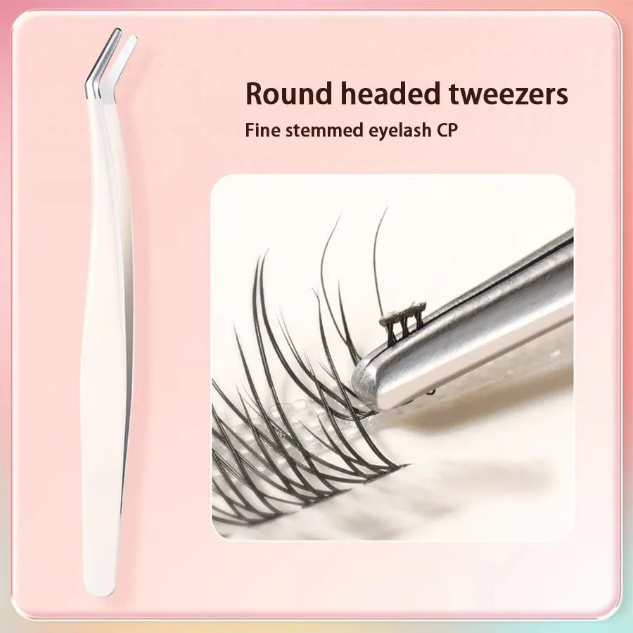 1/2/4pcs Eyelashes Tweezers Stainless Steel Superhard Tweezers High Precision Anti-static Tweezers for Eyelash Extensions tools Halalzen