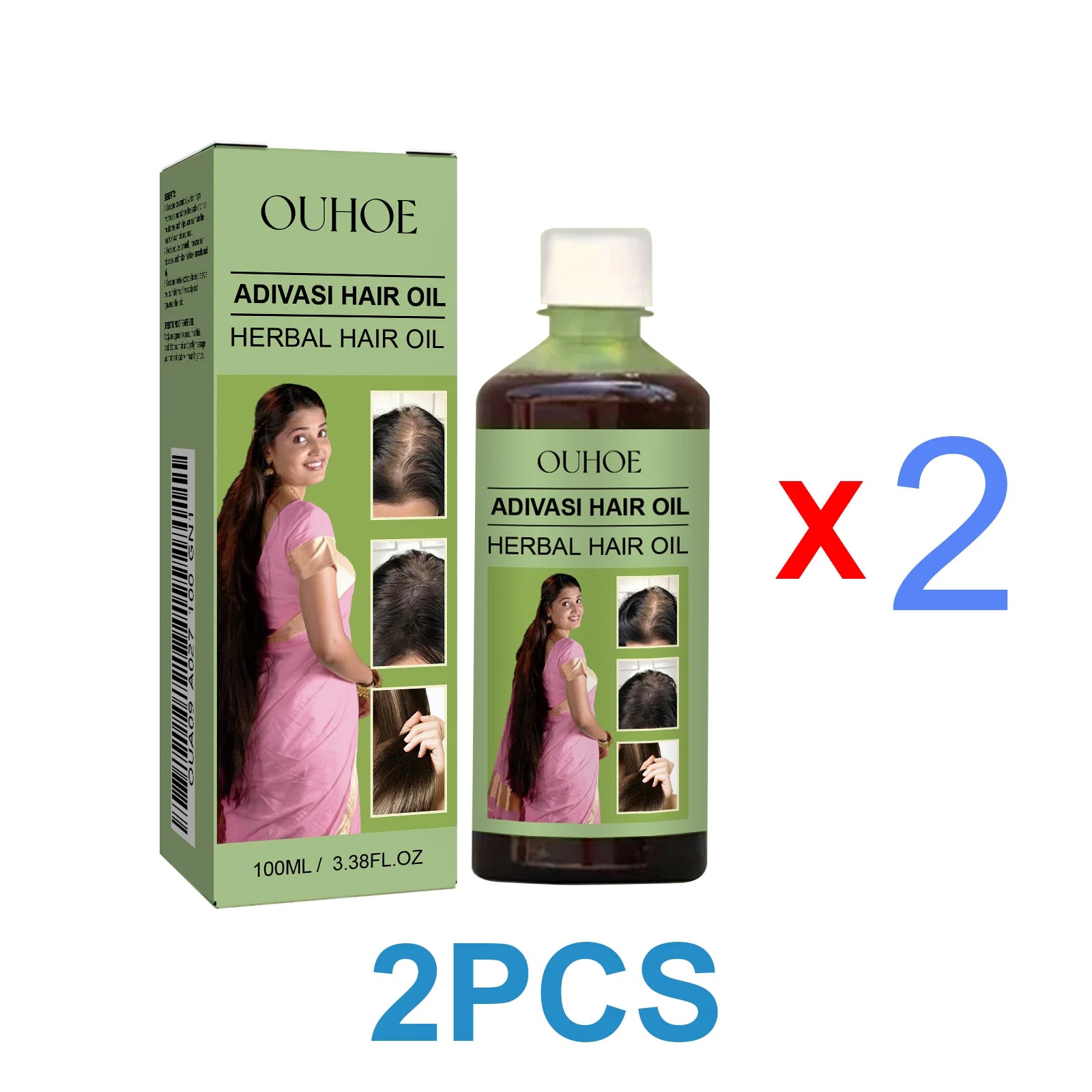 Herbal Hair Oil Nourishing Scalp Treatment Strengthening Serum For Dry Damaged Hair Vitamin E Ginger Root Extract Smoothing Frizz Deep Conditioning Moisturizing Anti Breakage 100ml