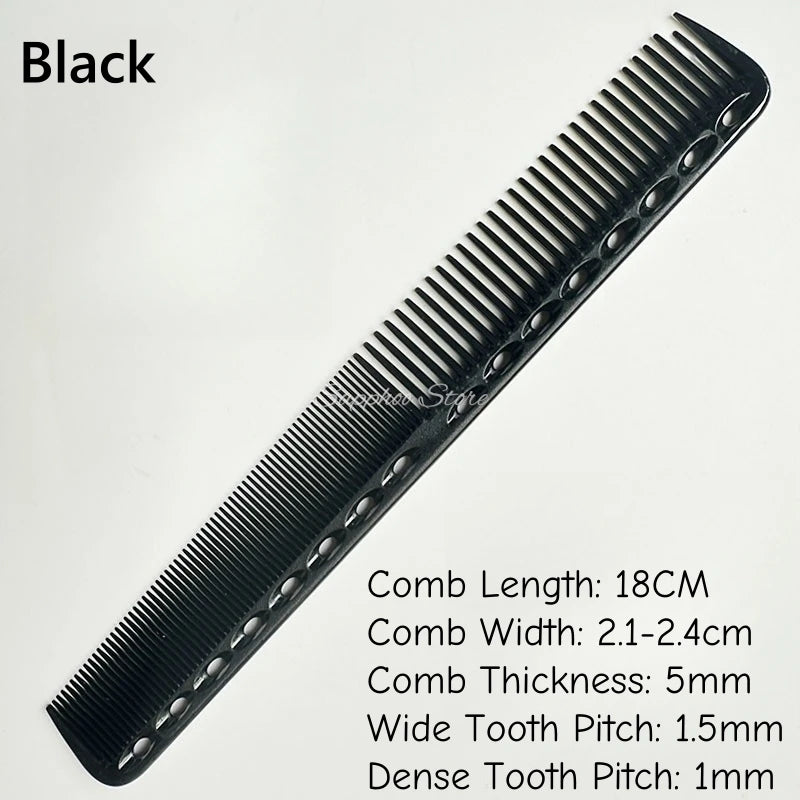 1PC 18cm Professional Hairdressing Haircut Comb Double Headed Anti Static High Temperature Resistance Salon Hair Styling Tools