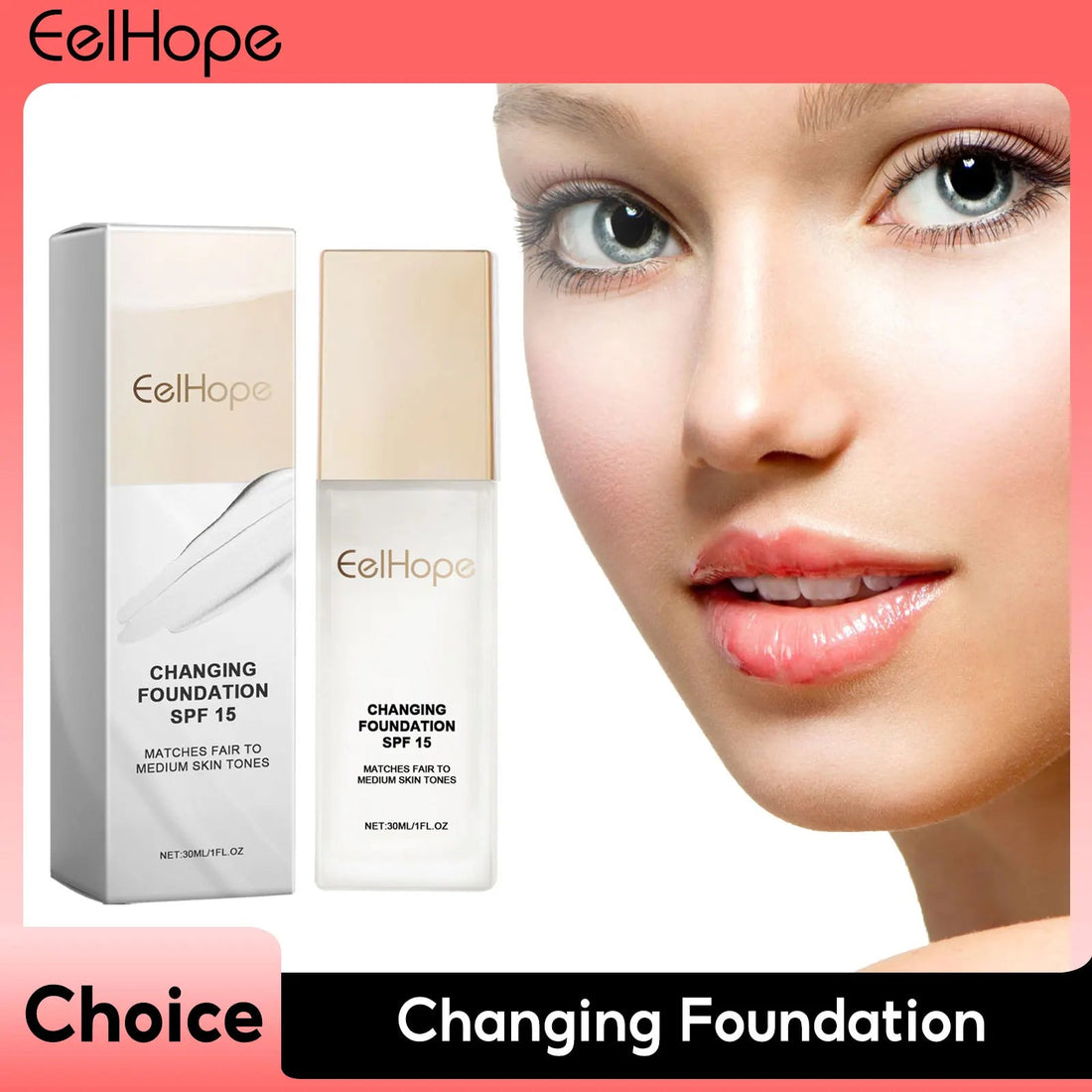 Makeup Base Face Liquid Natural Concealer Full Coverage Moisturizer Oil-control Sunscreen Waterproof Foundation Cream Cosmetics Halalzen