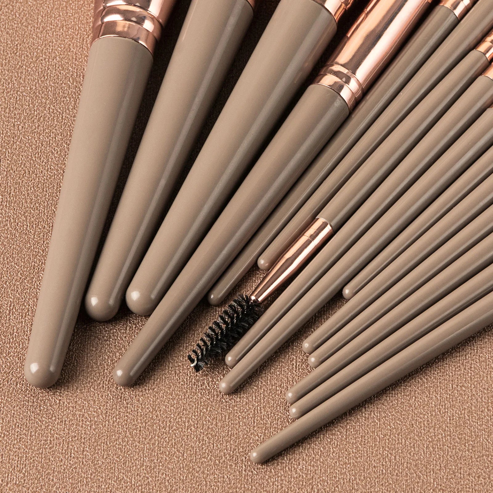 10/15pcs Black Makeup Brush Sets Professional Natural Fiber Hair Brush Foundation Kakubi Contour Eyeshadow Blending Beauty Tool Halalzen
