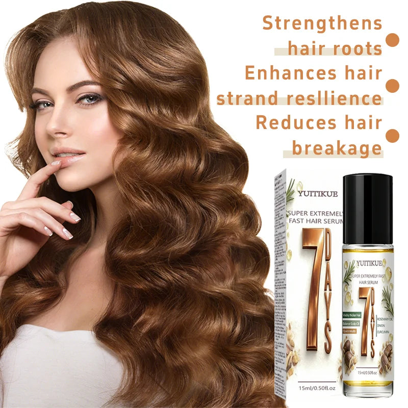 YUITIKUE Hair Strengthening Serum - Scalp Nourishing, Breakage Reducing Formula For Healthy, Silky Hair, 15ml