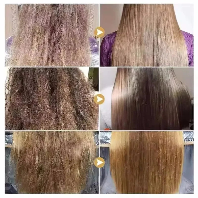 5 Seconds Keratin Hair Mask, Magical Repair for Dry Frizzy Damaged Hair,Deep Moisturize&Nourishing Treatment for Soft Shiny Hair Halalzen