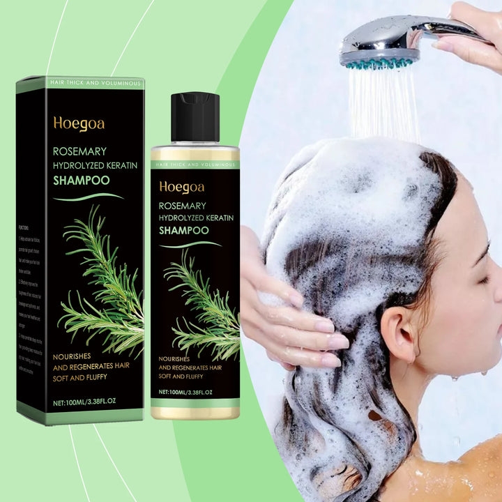 Rosemary Hair Shampoo Anti Loss Improve Split Ends Frizz Strengthen Hair Cleansing Scalp Remove Dandruff Hair Regrowth Shampoo
