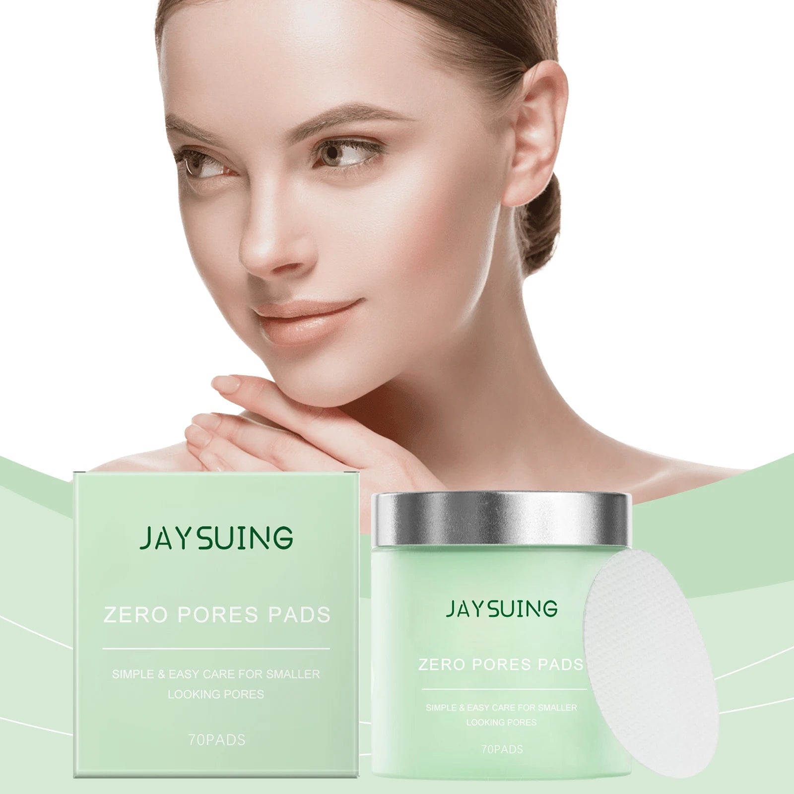 Salicylic Acid Cleaning Pads Reduce Pores Dirt Exfoliate Remove Dead Skin Gentle Oil Control Soothing Facial Care Cotton Pads Halalzen