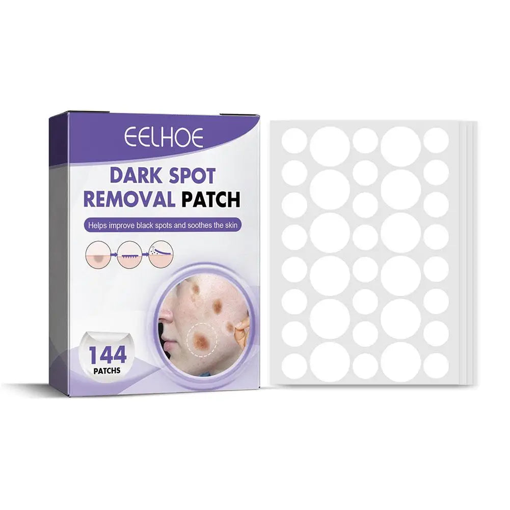 144pcs/1box Face Spot Patches Smooth Skins Improve Cleansing Black Essential Care Women Facial Skin Patch Lightening Spots