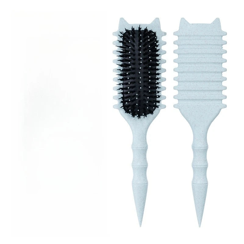 WANMEI Salon Styling Curly Hair Styling Brush Curl Hair Brush for Combing and Shaping  Curls Reduce Pulling Tools Halalzen