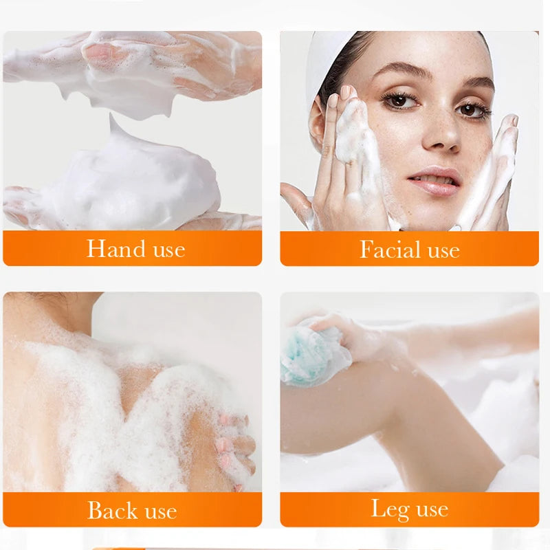 1/3pcs Handmade Kojic Acid Soap for Face Body Wash Deep Cleansing Oil Control Brighten Skin Tone Bath Soap