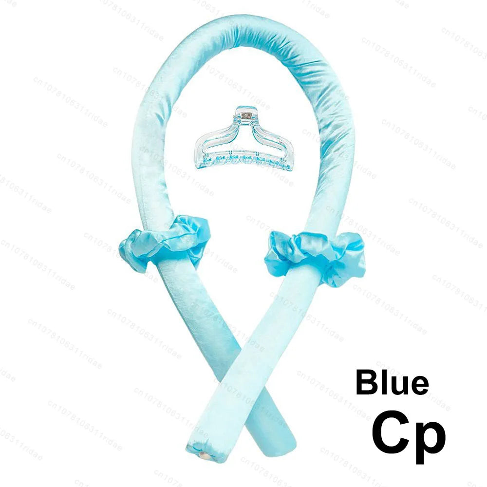 Heatless Curling Rod Night Cap No Heat Ribbon Lazy Hair Curlers Headband Hair Rollers Sleeping Soft Headband Hair Styling Tools Halalzen