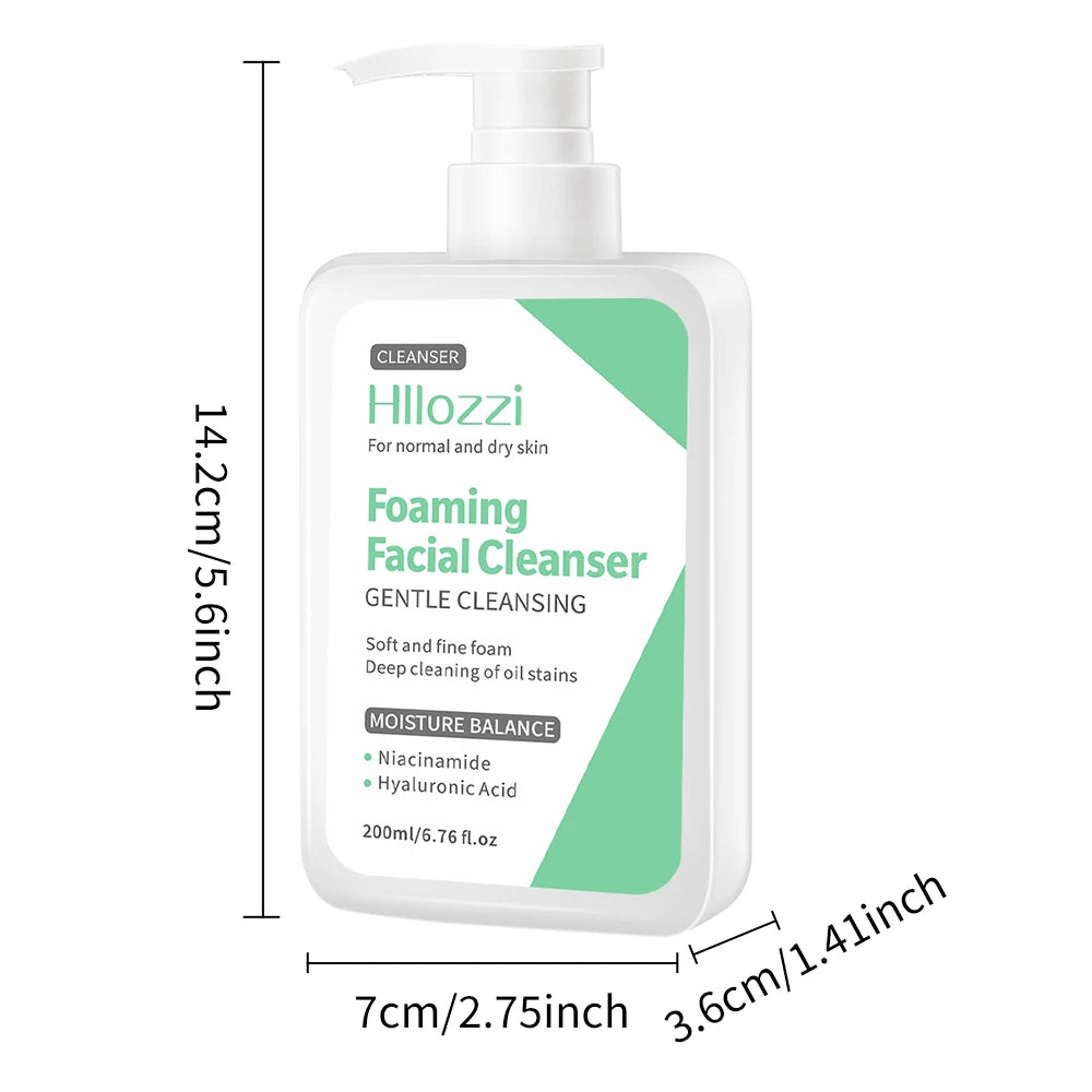 Men's facial cleanser, moisturizing, refreshing and clean skin, summer skin care products, oil control, blackhead removal Halalzen