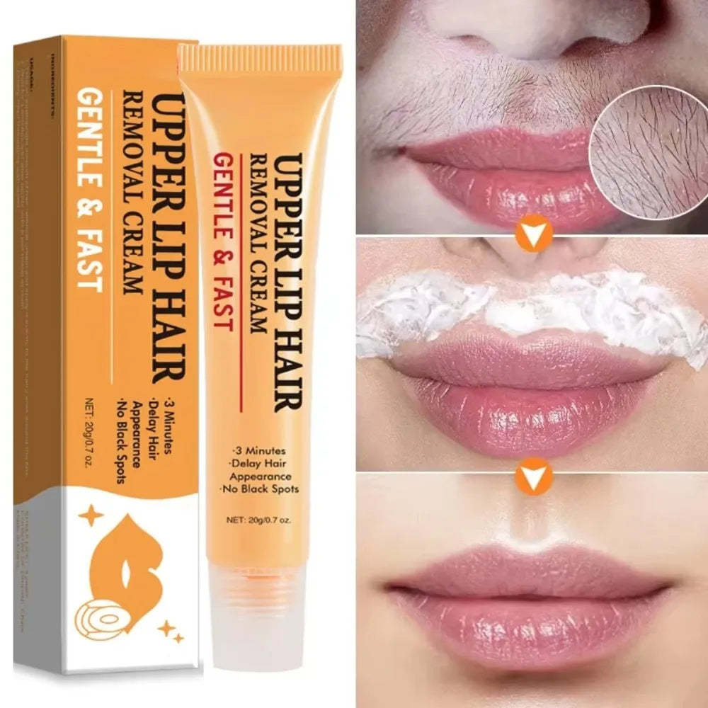 3 Minutes Fast Hair Removal Cream Painless Hair Growth Inhibitor Lip Face Arm Armpit Leg Permanent Depilatory for Men Women Care HALALZEN