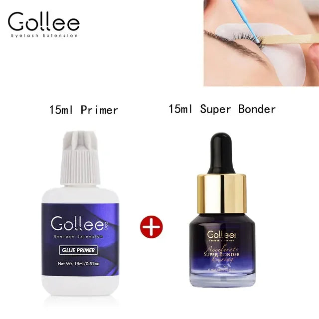 Gollee Eyelash 100ml Foam Cleaner for Clean Lashes Non-Irritating with Soft Brush Shampoo Eye Extension Clean Gentle Makeup Tool