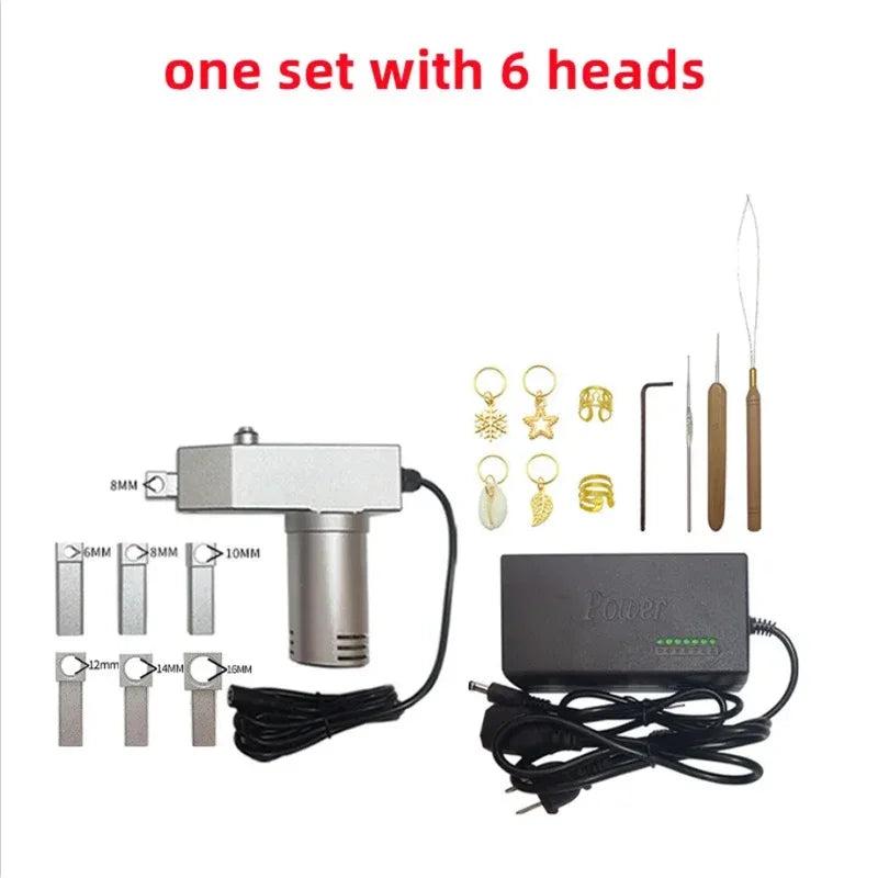 110V 96W 7 Speeds Adjustable Dreadlocks Machine Portable Dreadlocks Maker Automatic Silver Dreadlocks Maker Halalzen
