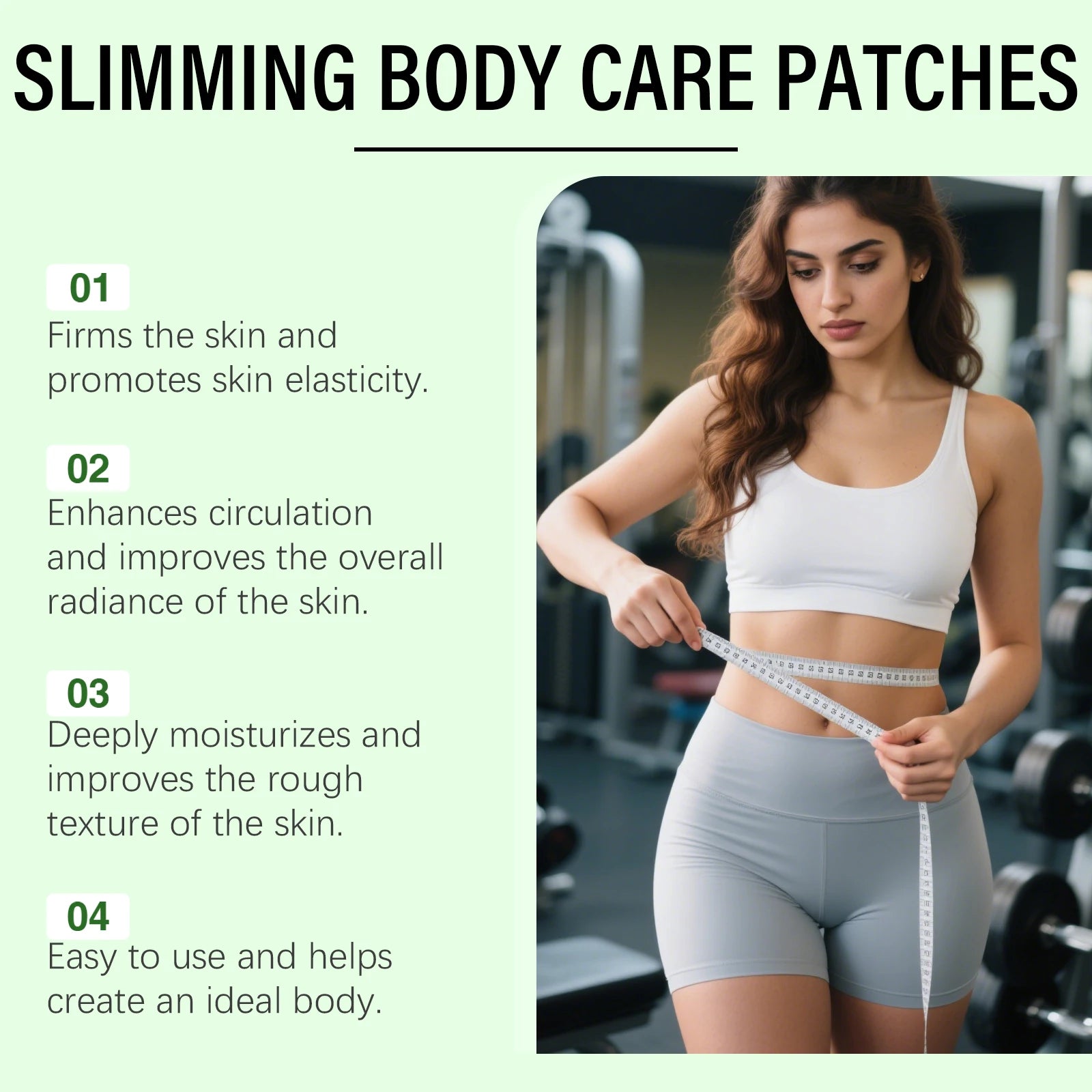 Body Care Patch - Comfortable Lightweight, Skin-Fitting, Daily Body Shaping, Lazy Convenient Wearable Care Patch