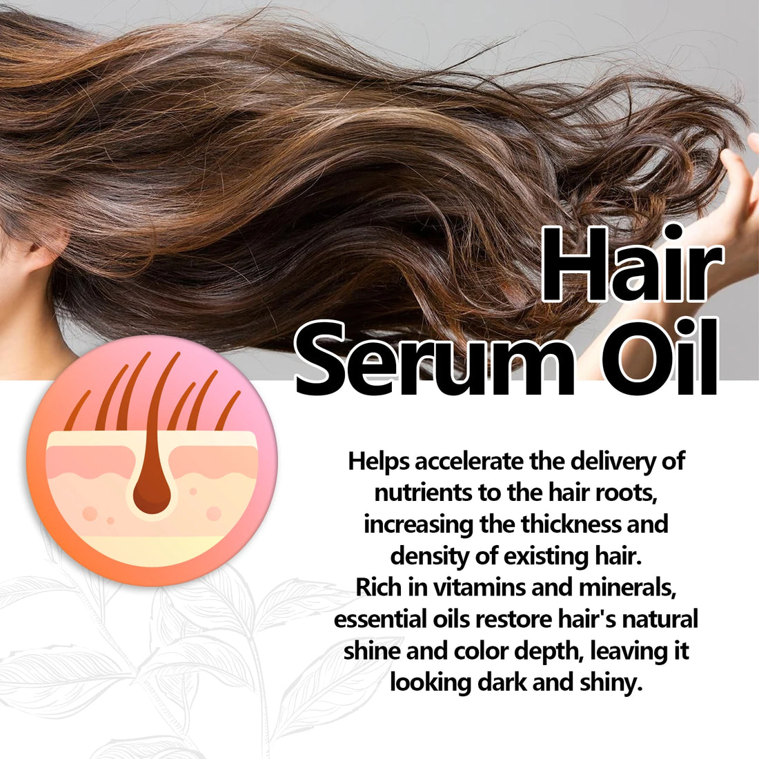 Scalp Treatment Serum Oil Hair Thicken Promote Hair Regrowth Prevent Hair Loss Repair Damaged Hair Smoothing Nourishing Hair Oil