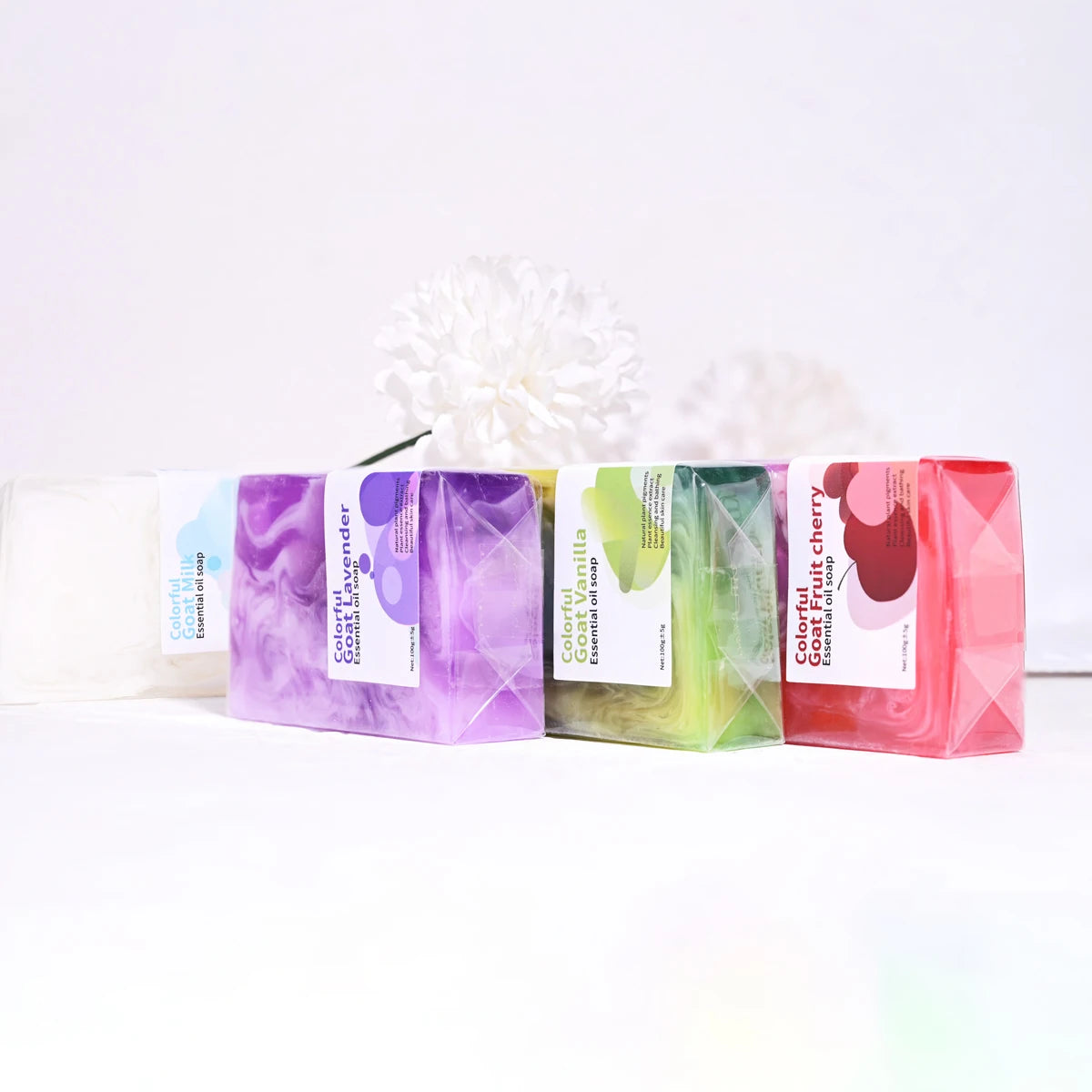 Fruit Cherry Organic Handmade Soap Natural Cherry Essence Nourishes Skin Moisturizing Cleansing Whitening Soap Halalzen