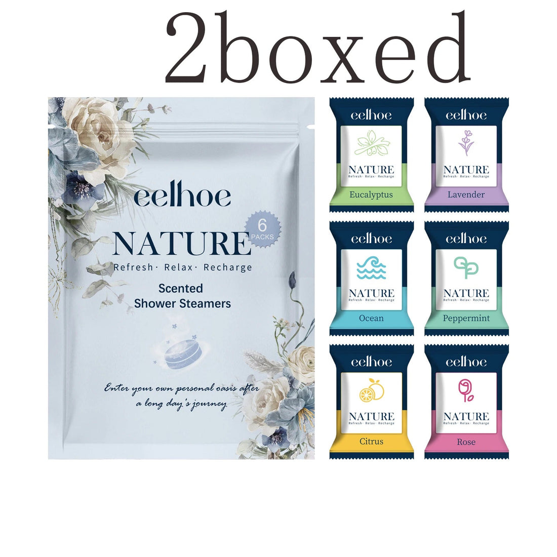Portable Aromatherapy Shower & Bath Tablets - Deeply Cleanses Skin, Locks in Moisture, Refreshing & Long-Lasting Fragrance Halalzen