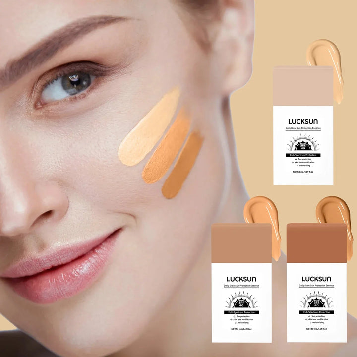 Liquid Foundation Cream Sunscreen High-coverage Moisturizing Oil-control Non-stick Sunscreen Waterproof Concealer Face Makeup Halalzen
