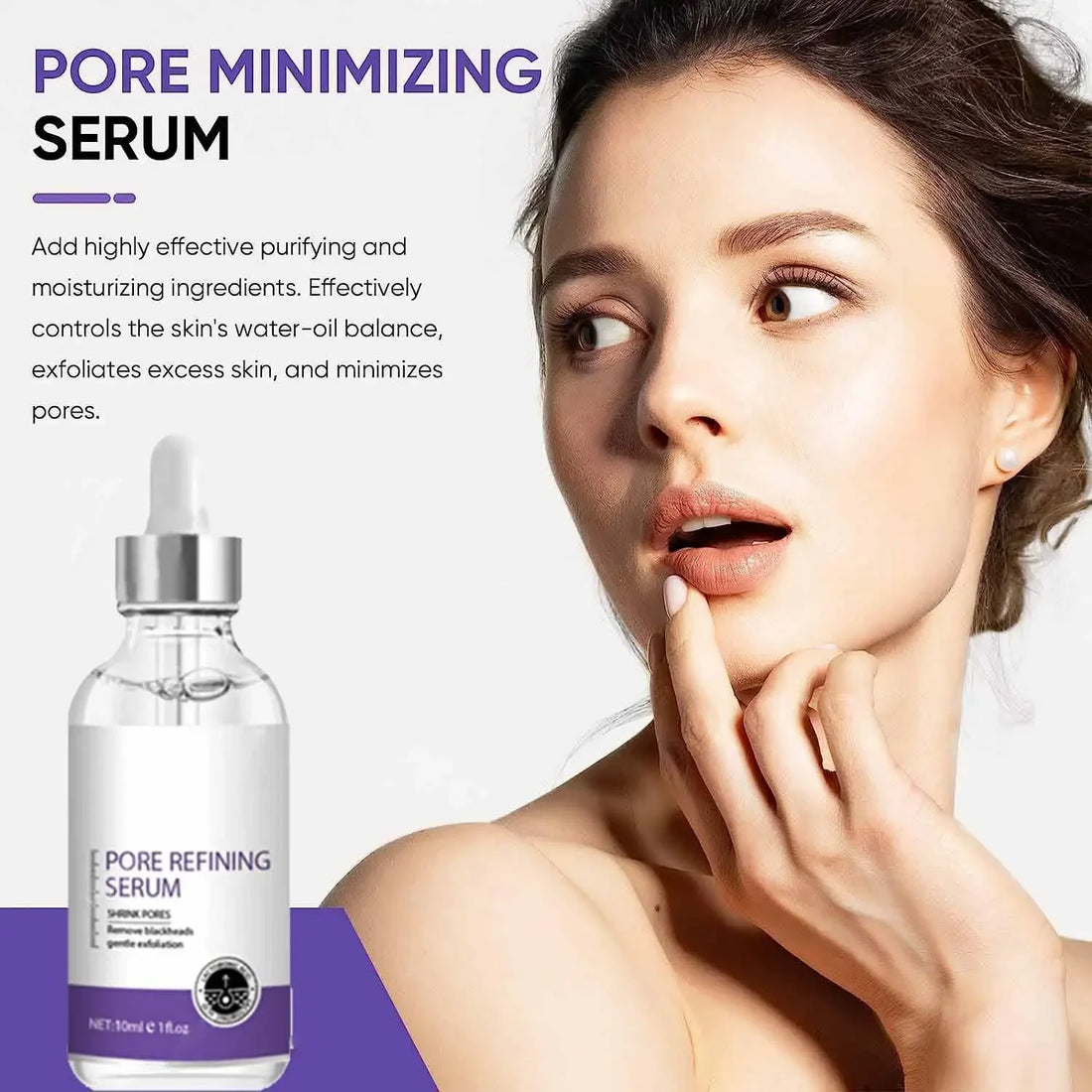 2025 H0T sellPore Shrinking Serum Large Pores Tightening Facial Pore Minimizing Essence Skin Care Beauty Firm skin