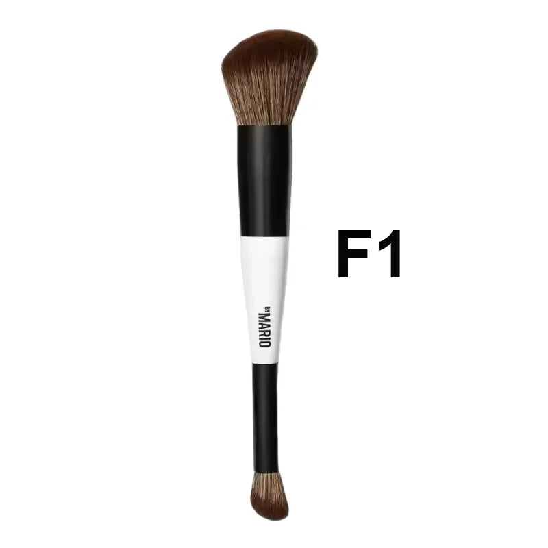 F4 All Mario Dual-Ended Foundation Face Brush Double-ended Powder Blush Contour And Soft Fiber Eyeshadow Concealer Makeup Brushe