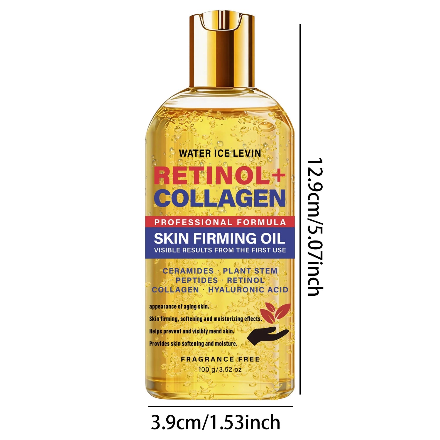 Multi Ingredient Firming Body Oil Retinol Collagen Ceramide Blend Hydrate Dull Uneven Complexion 100g