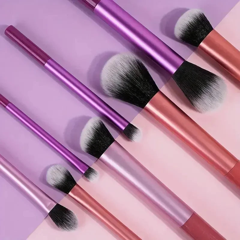 8pcs Makeup Brush Kit Soft Synthetic Hair Make Up Brushes Foundation Blush Eyeshadow Cosmetic Makeup Tools Halalzen