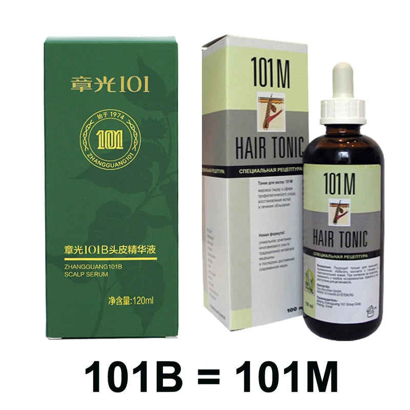 Zhang Guang 101B/101M Anti Hair Loss Shedding Proof Tonic 120ml – Herbal Treatment Essence, Controls Oil, 100% Authentic