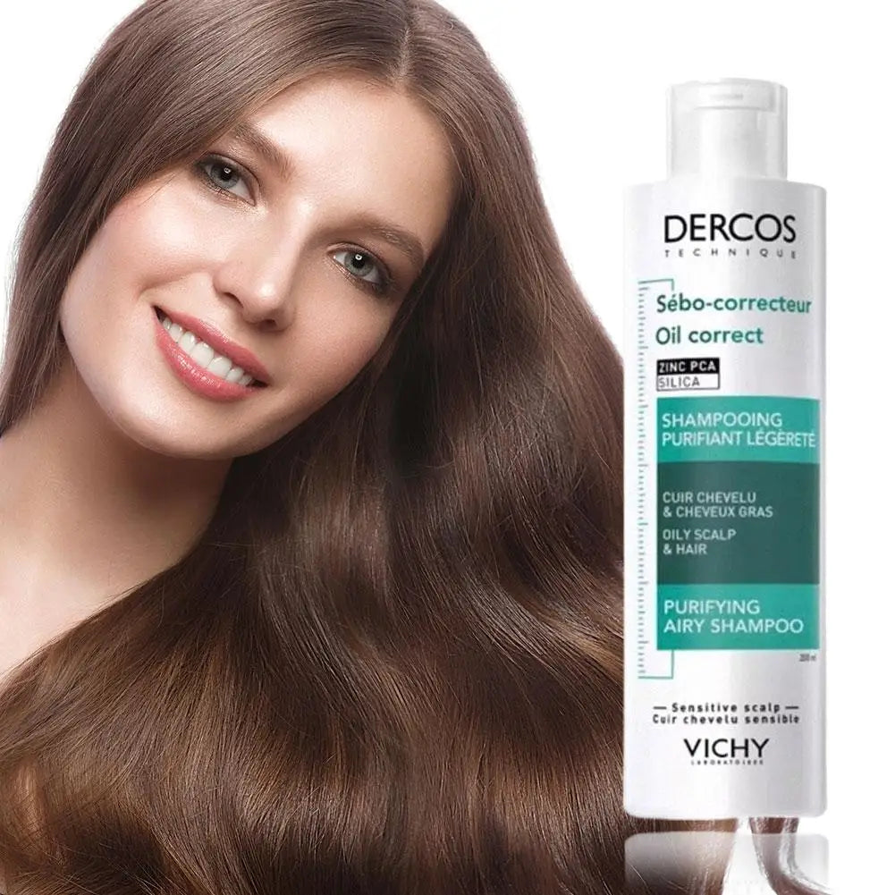 DERCOS Fluffy Shampoo Deep Cleansing Anti Dandruff Anti Itch Oil Control Soothing Nourishing Damaged Scalp Hair Repair Shampoo Halalzen