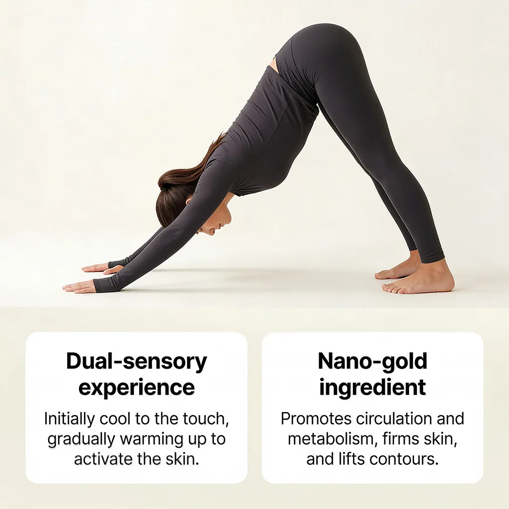 Firming Gold Gel Accelerate Fat Metabolism Reduce Sagging Improve Skin Elasticity Deep Nourishing Moisturizing Body Massage Gel
