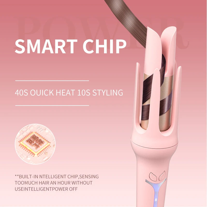 Automatic Curling Iron 32 mm Big Roll Anion  Ceramic Hair Curler 4-Speed Adjustable  Fast Heating Fashion Styling Tools Halalzen